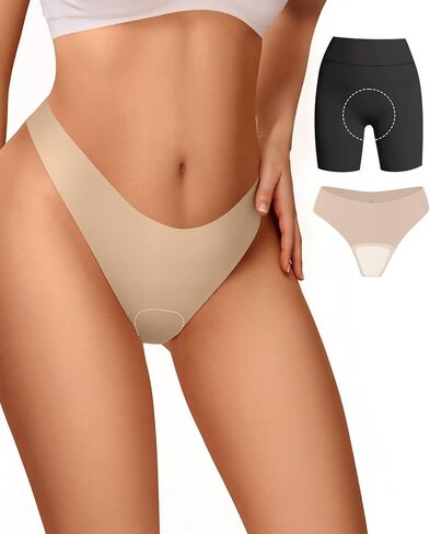Seamless Thong Underwear for Women No Show Breathable Ladies Thongs Sexy Low-Rise Comfortable Workout Panties in Saudi Arabia