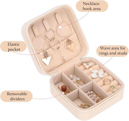LONGXIN Racing Fans Gifts for Women Girls Travel Jewelry Case Box Organizer in Saudi Arabia