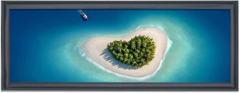 إطار ملصقات مقاس 11 × 31 من الخشب الصلب باللون الأسود مقاس 11 × 31 إطار صورة مقاس 11 × 31 إطار بانورامي مقاس 11 × 31 بوصة، بما في ذلك أجهزة التعليق (Y23B1131) in Kuwait