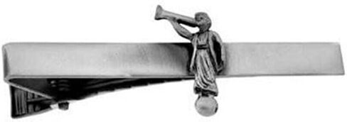 J79AS Tie Bar Angel Moroni Antique Silver Mormon One Moment In Time LDS CTR in Saudi Arabia