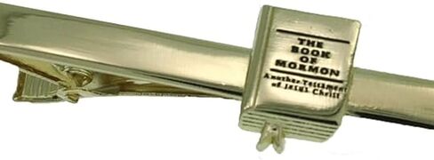 J77 Book of Tie Bar Gold Tone Alloy Mormon One Moment In Time LDS CTR in Saudi Arabia