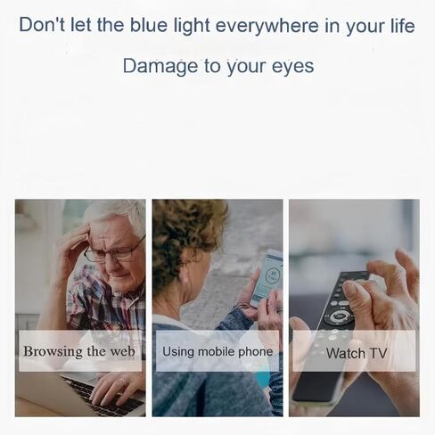 Auto Focus Glasses, Intelligent Zoom Anti-Blue Light Presbyopia Glass ，（Comes with glasses bag） ，Smart Zoom Reading Glass. in Saudi Arabia