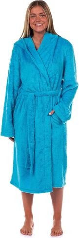 رداء حمام بغطاء للرأس من INTIMO Sesame Street Robe Cookie Monster للبالغين من الفرو الصناعي ذاتي الربط in Kuwait
