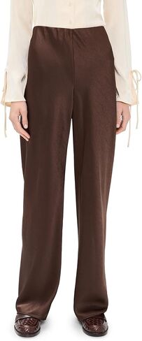Vince Women's High Waist Fluid Satin Bias Pants in Saudi Arabia