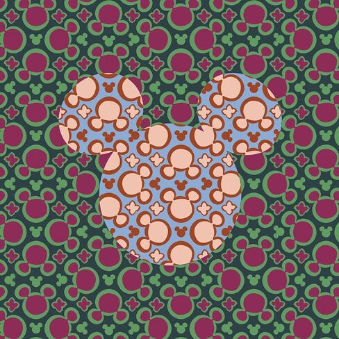 حقيبة Vera Bradley النسائية من Disney Hardside مقاس 26 بوصة Adair Spinner، Mickey Mouse Kaleidscope Multi، مقاس واحد in Saudi Arabia