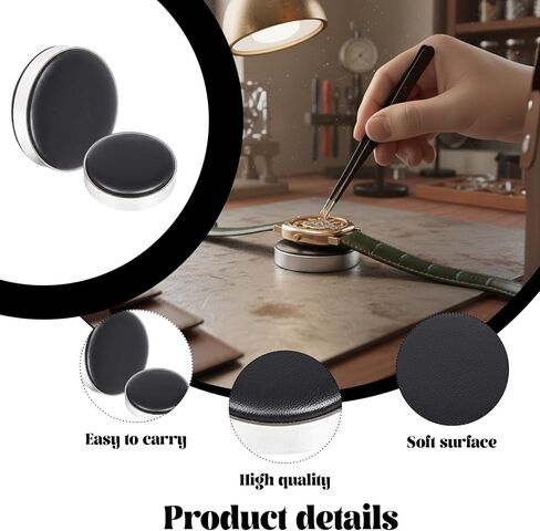 2Pcs Watch Movement Holder, Watch Cushion for Repair Mat, Watchmaking Tools for Movement Changing Battery Repair in Kuwait
