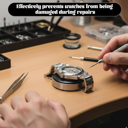 2Pcs Watch Movement Holder, Watch Cushion for Repair Mat, Watchmaking Tools for Movement Changing Battery Repair in Kuwait