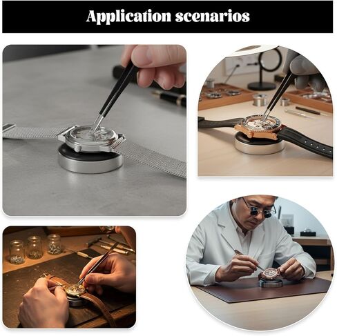 2Pcs Watch Movement Holder, Watch Cushion for Repair Mat, Watchmaking Tools for Movement Changing Battery Repair in Kuwait