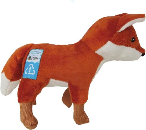 Spunky pup Clean Earth Plush Dog Toy with Squeaker - Recycled, Eco-Friendly, Floats for Beach, Lake, Pool - Manatee, Large in Kuwait