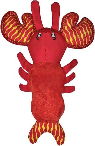 Spunky pup Clean Earth Plush Dog Toy with Squeaker - Recycled, Eco-Friendly, Floats for Beach, Lake, Pool - Manatee, Large in Kuwait