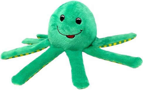 Spunky pup Clean Earth Plush Dog Toy with Squeaker - Recycled, Eco-Friendly, Floats for Beach, Lake, Pool - Manatee, Large in Kuwait