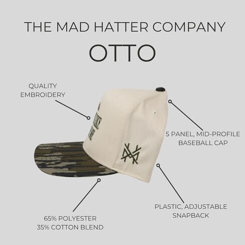 قبعة The Mad Hatter، قبعة سائقي الشاحنات للرجال والنساء، مطرزة ممتازة وقابلة للتعديل للارتداء اليومي in Saudi Arabia
