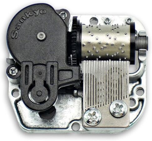 Play (Here Comes Santa Claus) Music Box Spare Parts Grey Wind Up Sankyo Musical Mechanism for DIY Music Boxes in Kuwait