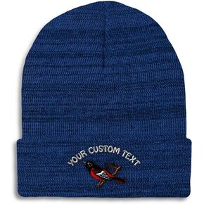 Beanies for Men Animal Bird Wildlife Baltimore Oriole Skull Cap Winter Hats for Women Acrylic One Size in Saudi Arabia