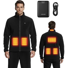 VEVOR Heated Fleece Jacket for Men in Saudi Arabia