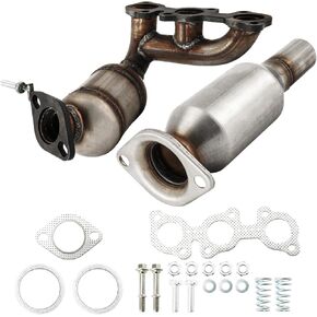 KAC Catalytic Converter w/Exhaust Manifold Compatible with RAV-4 2006-2008 2.4L, xB 2008-2015 2.4L/2011-2015 2.4L High Flow Catalytic Converter OEM 674966, 16480, 1Pcs ​(EPA Compliant) in Kuwait