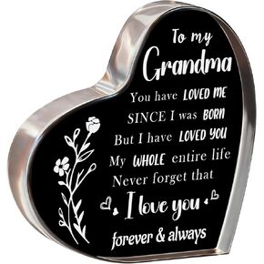 Mom Gifts for Christmas, I Love You Mom Birthday Gifts - Mother Present Acrylic Keepsake 3.9x3.9 Inch, Unique Christmas Thanksgiving Birthday Gift for Moms from Daughter Son in Saudi Arabia