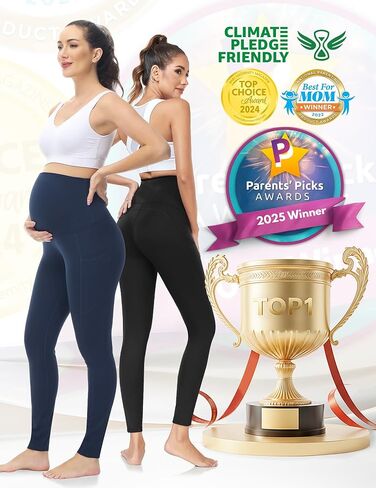HOFISH Maternity Leggings, Yoga Pants, Pregnancy Leggings Over The Belly Workout Active Wear in Saudi Arabia