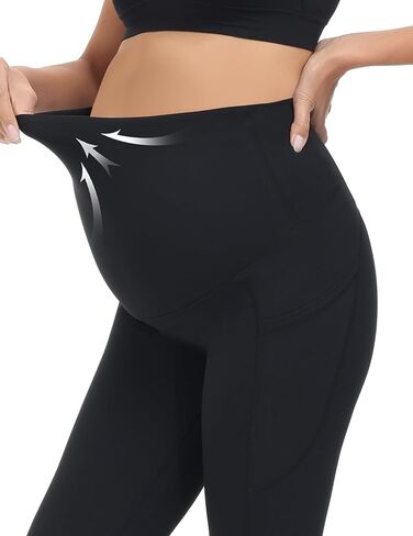 HOFISH Maternity Leggings, Yoga Pants, Pregnancy Leggings Over The Belly Workout Active Wear in Saudi Arabia