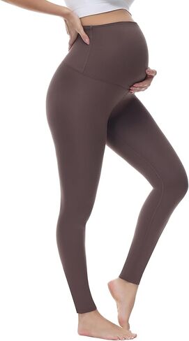 HOFISH Maternity Leggings, Yoga Pants, Pregnancy Leggings Over The Belly Workout Active Wear in Saudi Arabia