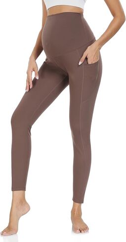 HOFISH Maternity Leggings, Yoga Pants, Pregnancy Leggings Over The Belly Workout Active Wear in Saudi Arabia