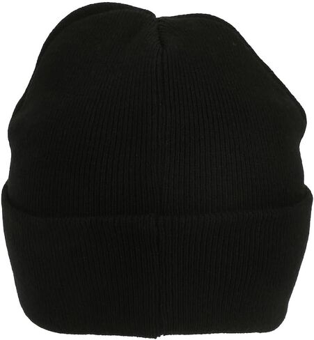 Bioworld JoJo's Bizarre Adventure Jojos Logo Embroidery Acrylic Knit Cuff Beanie Black in Kuwait