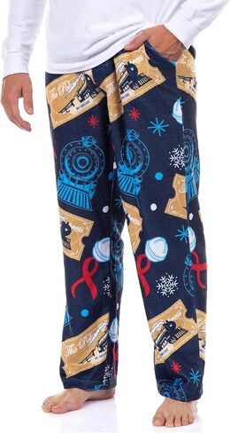 بنطلون نوم رجالي من INTIMO The Polar Express Pajamas To Ride مصنوع من الصوف المخملي in Kuwait