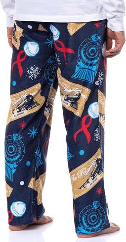بنطلون نوم رجالي من INTIMO The Polar Express Pajamas To Ride مصنوع من الصوف المخملي in Kuwait