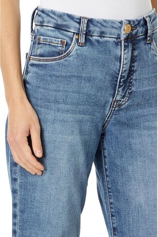 KUT from the Kloth Women's Petite Meg High Rise Fab Ab Wide Leg Raw Hem in Saudi Arabia