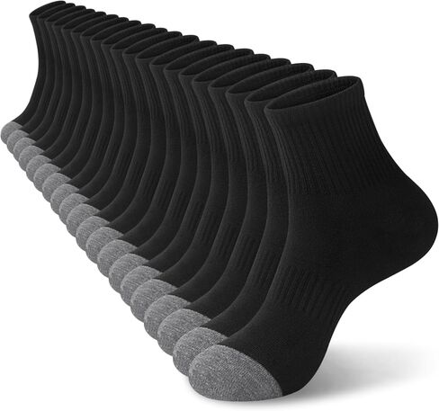 10 Pairs Mens Ankle Socks Quarter Mini Crew Comfort Breathable Casual Socks in Saudi Arabia