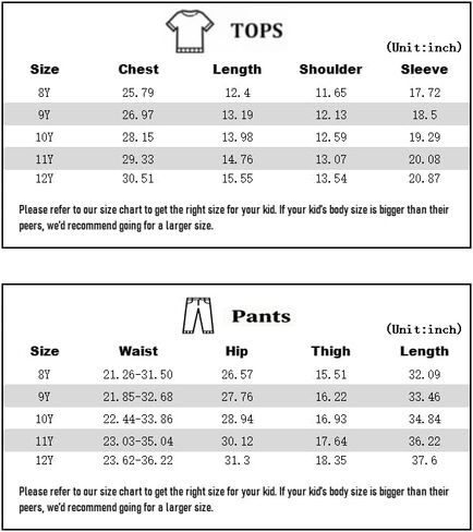 Girls 2 Piece Ribbed Outfits, Spring Trend Long Sleeve Crop Top & Flare Pants Sets for 8-12 Years in Saudi Arabia