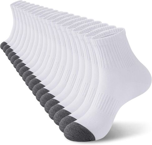 10 Pairs Mens Ankle Socks Quarter Mini Crew Comfort Breathable Casual Socks in Saudi Arabia