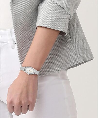 ساعة Lacoste Parisienne النسائية 2H - هيكل بيضاوي، إطار مخدد، حركة كوارتز، حزام جلدي ناعم بلف مزدوج، تصميم أنيق وبسيط - هدية لها in Saudi Arabia