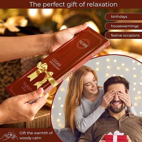 Cedar Mahogany Incense Sticks - Pack of 100 Inscents-Sticks - Inciensos Aromaticos para La Casa - Made with Natural Ingredients - Scented Insence Non Toxic Insense Incents in Saudi Arabia