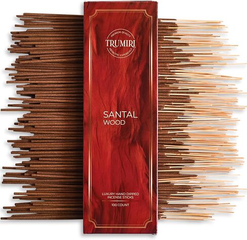 Cedar Mahogany Incense Sticks - Pack of 100 Inscents-Sticks - Inciensos Aromaticos para La Casa - Made with Natural Ingredients - Scented Insence Non Toxic Insense Incents in Saudi Arabia
