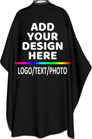 Custom Barber Cape With Logo Photo Text, Professional Hair Cutting Cape, Salon Barber Capes, Hairdressing Salon Capes in Saudi Arabia