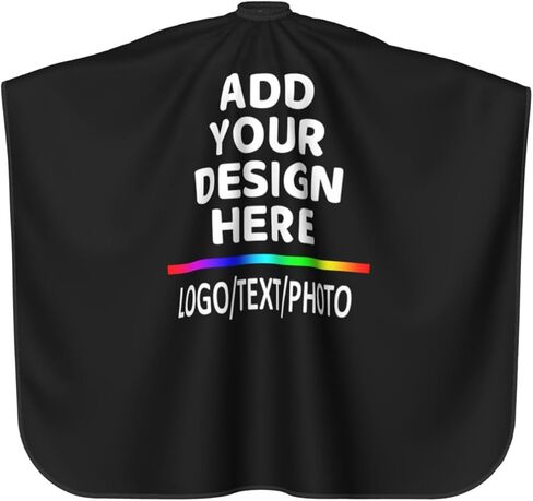 Custom Barber Cape With Logo Photo Text, Professional Hair Cutting Cape, Salon Barber Capes, Hairdressing Salon Capes in Saudi Arabia