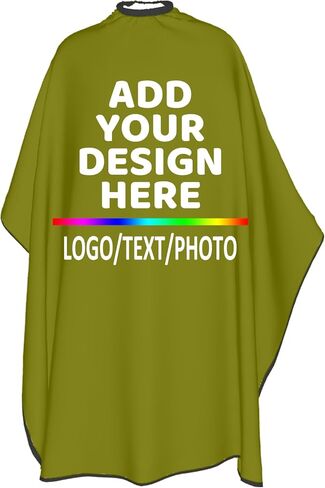 Custom Barber Cape With Logo Photo Text, Professional Hair Cutting Cape, Salon Barber Capes, Hairdressing Salon Capes in Saudi Arabia