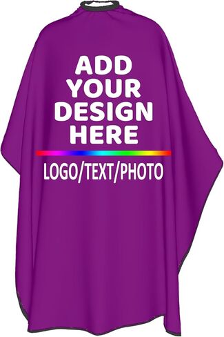 Custom Barber Cape With Logo Photo Text, Professional Hair Cutting Cape, Salon Barber Capes, Hairdressing Salon Capes in Saudi Arabia