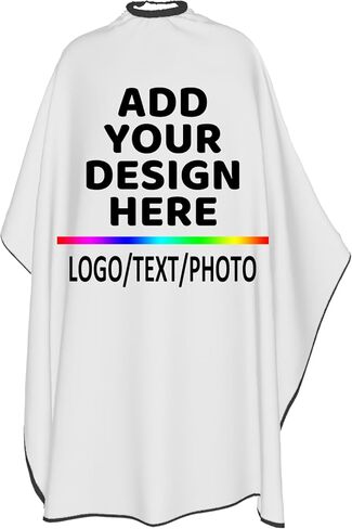 Custom Barber Cape With Logo Photo Text, Professional Hair Cutting Cape, Salon Barber Capes, Hairdressing Salon Capes in Saudi Arabia