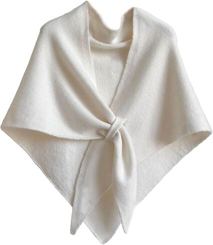 Winter Shawl Wraps for Women Knitted Pashmina Sweater Shawl Large Wool Triangle Scarf Warm Blanket Poncho Cardigan in Saudi Arabia
