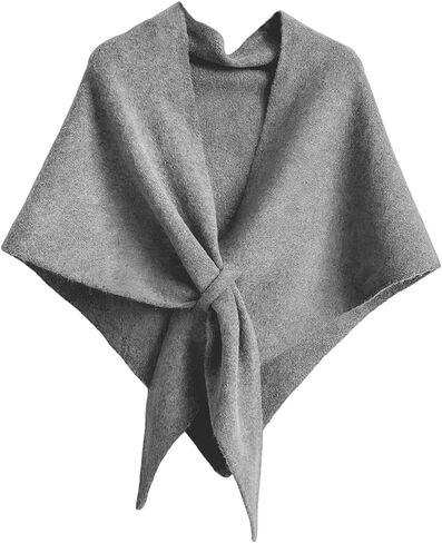 Winter Shawl Wraps for Women Knitted Pashmina Sweater Shawl Large Wool Triangle Scarf Warm Blanket Poncho Cardigan in Saudi Arabia