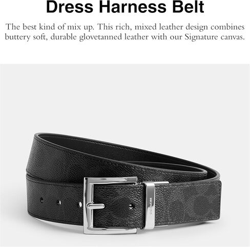 COACH 38MM CTS Rev Dress Harness Belt in Signature in Saudi Arabia