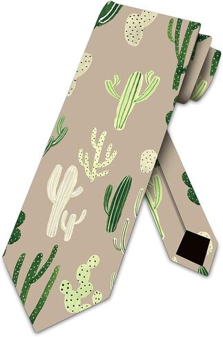 Three Rooker Cactus Ties Mens Succulent Floral Desert Necktie in Saudi Arabia