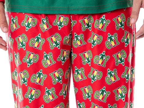INTIMO Elf The Movie Mens' Buddy I Like Smiling, Smiling's My Favorite Pajama Set (XX-Large) in Saudi Arabia