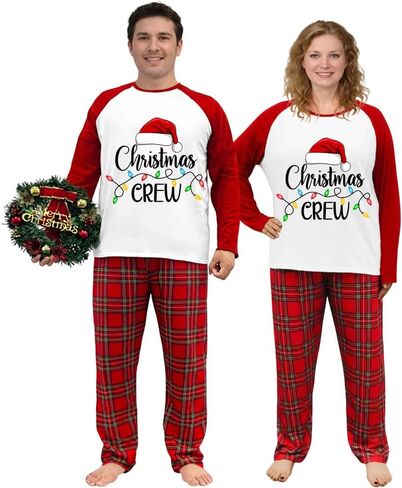 Gnomies Couple Christmas Family Matching Pajama Long Top And Long Pant Pajama Set in Saudi Arabia