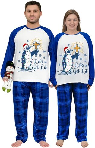 Gnomies Couple Christmas Family Matching Pajama Long Top And Long Pant Pajama Set in Saudi Arabia