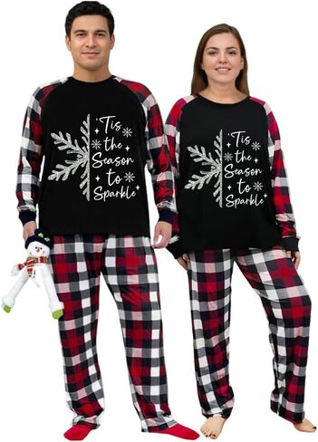 Gnomies Couple Christmas Family Matching Pajama Long Top And Long Pant Pajama Set in Saudi Arabia