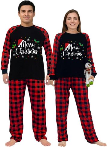 Gnomies Couple Christmas Family Matching Pajama Long Top And Long Pant Pajama Set in Saudi Arabia