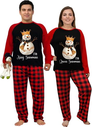 Gnomies Couple Christmas Family Matching Pajama Long Top And Long Pant Pajama Set in Saudi Arabia